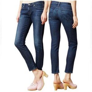 AG Adriano Goldschmied The Stevie Ankle Slim Straight Leg Jeans. 30R.
